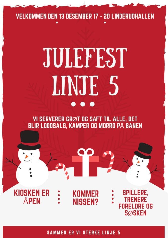 Julefest i Linderudhallen
